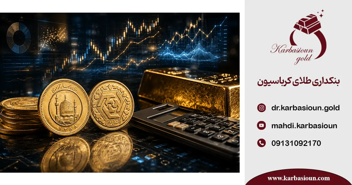 محاسبه حباب سکه طلا با استفاده از ارزش ذاتی سکه بهار آزادی و قیمت روز بازار